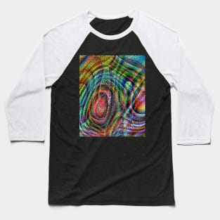 swirl waves BH-721 Baseball T-Shirt